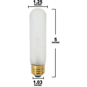 T10 Lamp - Frosted - 25w-Satco-The Tech Closet by DAVIS